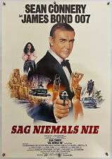 James Bond 007 NEVER SAY NEVER AGAIN Original 1 Blatt Filmplakat gerollt 1984