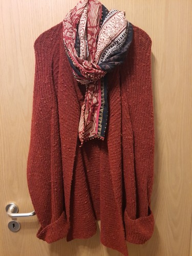Strickjacke boucle 5xl mit - boucle,