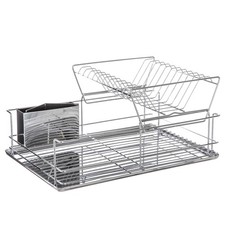 Abtropfgestell Metall silber