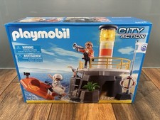 Playmobil Weihnachten 5626 Leuchtturm Rettungsboot ***NEU*** [Blitzversand]