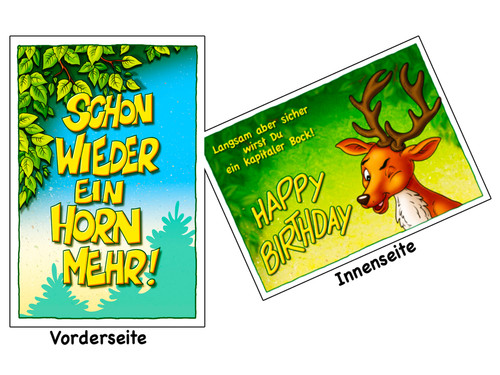 Geburtstagskarte xxl - a4,