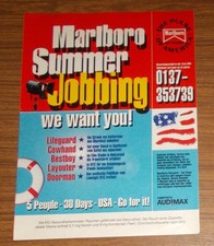 Seltene Werbung MARLBORO