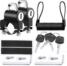 Helmschloss Motorrad, 2 Stück