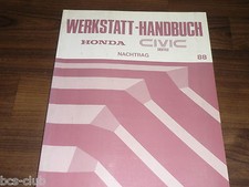 #H052 HONDA CIVIC SHUTTLE 4. Generation Nachtrag für MJ 1988 WERKSTATT HANDBUCH