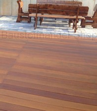 Terrassendiele Bangkirai Garapa 19,95€/m Balkonbelag Holzterrasse Poolumrandung