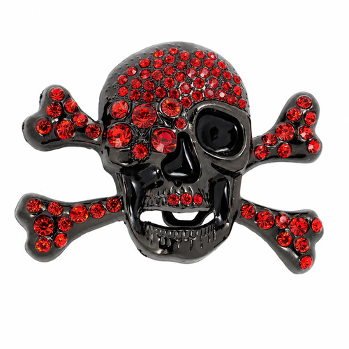 Kristall totenkopf crossbones - totenkopf,