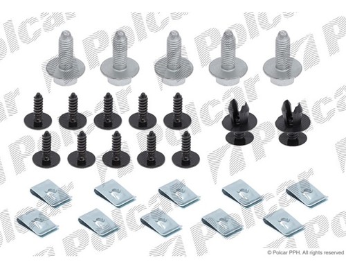 Clips satz unterfahrschutz - clips,