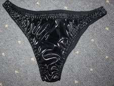 Slip Tanga Gr One Size schwarz NEU