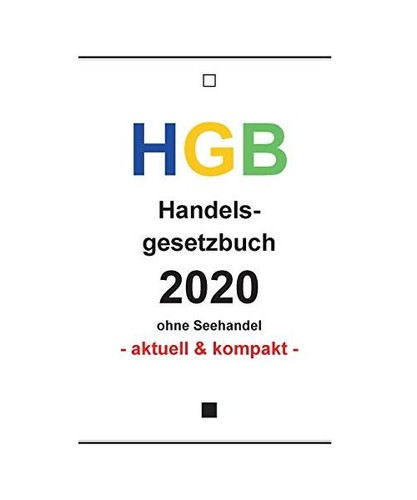 Hgb handelsgesetzbuch 2020 - hgb:,