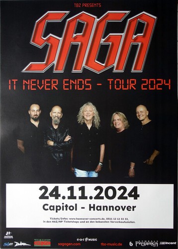 Saga 2024 live in concert - in,