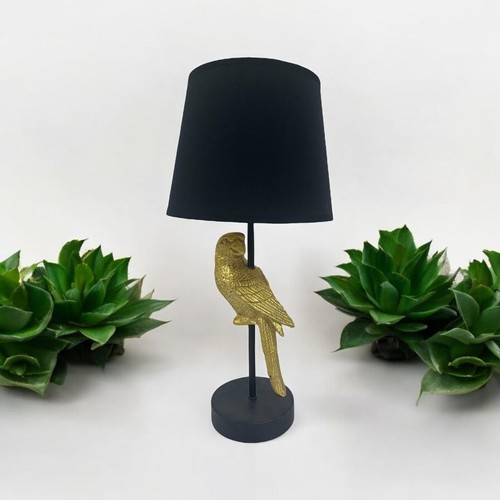 Gold papagei tischlampe - papagei,