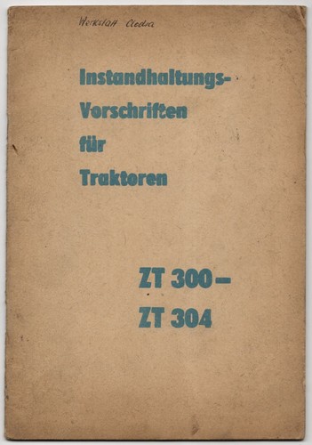 Instandhaltungsvorschriften