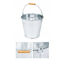 Zinkeimer Holzgriff 5L 7L 10L