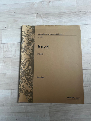 Ravel bolero kontrabass - ravel,, bolero,