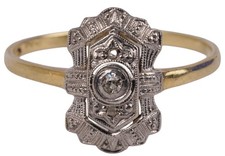 antiker Art Deco Ring 585 Gold