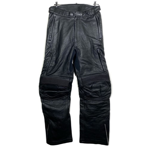 Lederhose schwarz motorrad - lederhose,