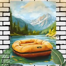 Rafting Boot Poster Schöne Wanddeko Dekoration