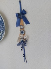 Wanddeko für Innenbereich, Hängend ca. 44 cm, Miniatur Geschirr