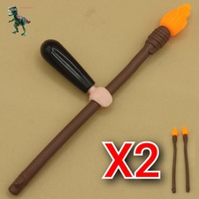 X2 Playmobil Feuerstock