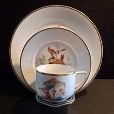 ZEH SCHERZER BAVARIA / Kinder Service mit Wichtel auf Pilz / 60er Jahre