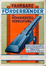 Historisches werbeprospekt der - historisches,