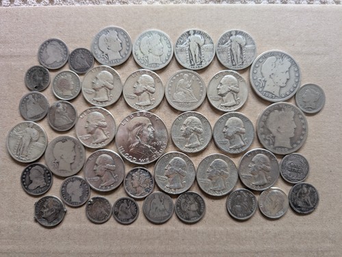 Usa silbermünzen lot half - lot, 90%