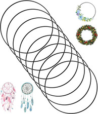 8 Stück 30cm Metallringe zum