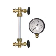 Wasserstandsanzeiger Druckkessel Wasserstandrohr 1/2 Zoll Set mit Schaurohr