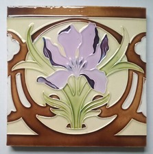 Antike Jugendstil-Fliese