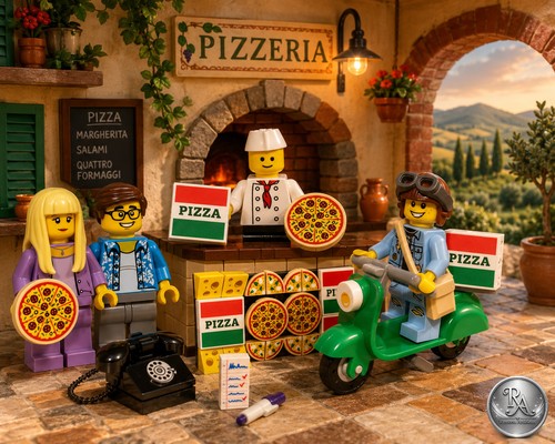 Lego figuren pizzabäcker - figuren,