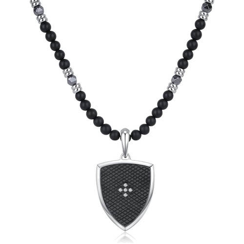 Herren perlenkette edelstahl - perlenkette,
