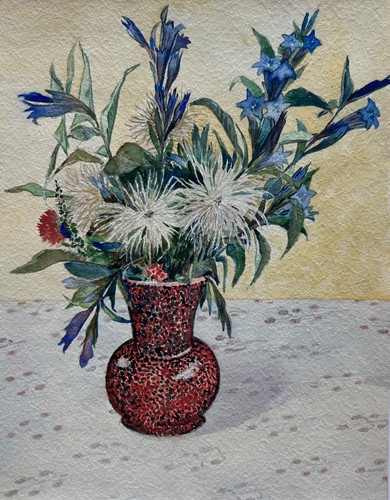 Aquarell stillleben mit - aquarell,