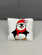 Mikronesse Cashma Plüsch Verwandlungskissen 45x45 cm / 150x200 cm, Pinguin