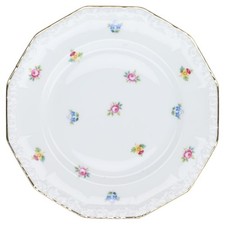 Kuchenteller Typ II Rosenthal Maria Streublume mit Goldrand