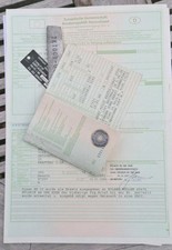 Papiere + Typenschild + Rahmennummer ZX10 KAWASAKI ZX-10 TOMCAT ZXT00B 1988-90