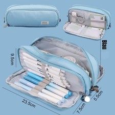 Große Kapazität Federmäppchen Schüleretui Tasche Federmappe Jungen und Mädchen