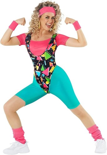 80er jahre aerobic kostüm - 80er,