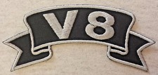 Patch Aufnäher V8 Hot Rod Big Block  Aufnäher Route 66 Motorrad Custom USA 37
