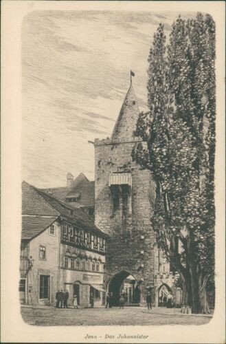 Ansichtskarte jena das - jena,