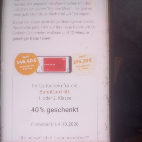Blitzversand bahncard 50 - blitzversand,