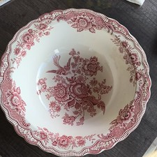 Schüssel groß Crown Ducal Bristol rot