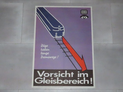 Plakat deutsche bundesbahn - plakat,