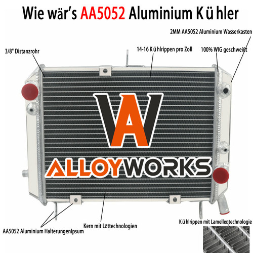 Wasserkühler aluminium für - wasserkühler,