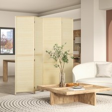 HOMCOM Paravent 4-teilig 180 x