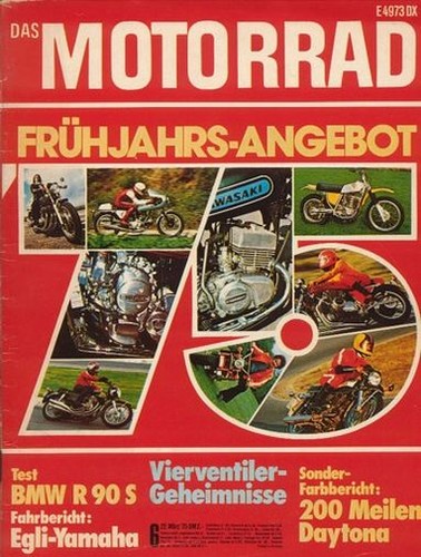 Das motorrad 1975 - test, bmw
