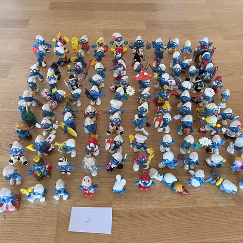 100 schleich schlümpfe - 100,