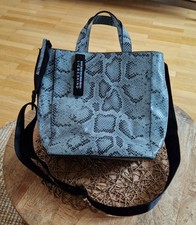 Liebeskind Aloe Snake PaperBag Schulter Hand Tasche Salt Blue Hell Türkis Neu