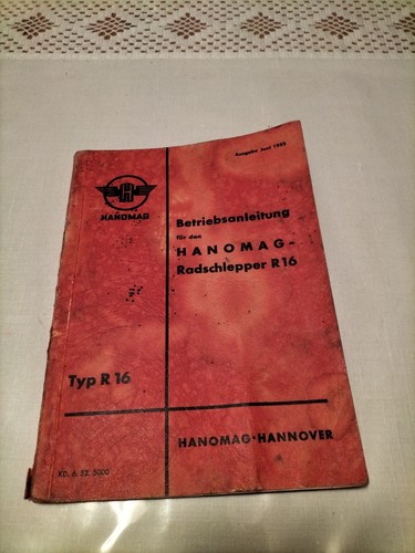 Hanomag schlepper r16 - hanomag,