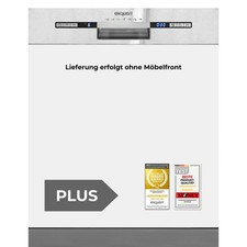 Exquisit PLUS Einbaugeschirrspüler teilintegrierbar 60 cm EGSP2113-EB-030E inox