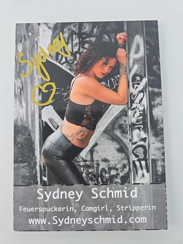 Sydney schmid autogramm - schmid,